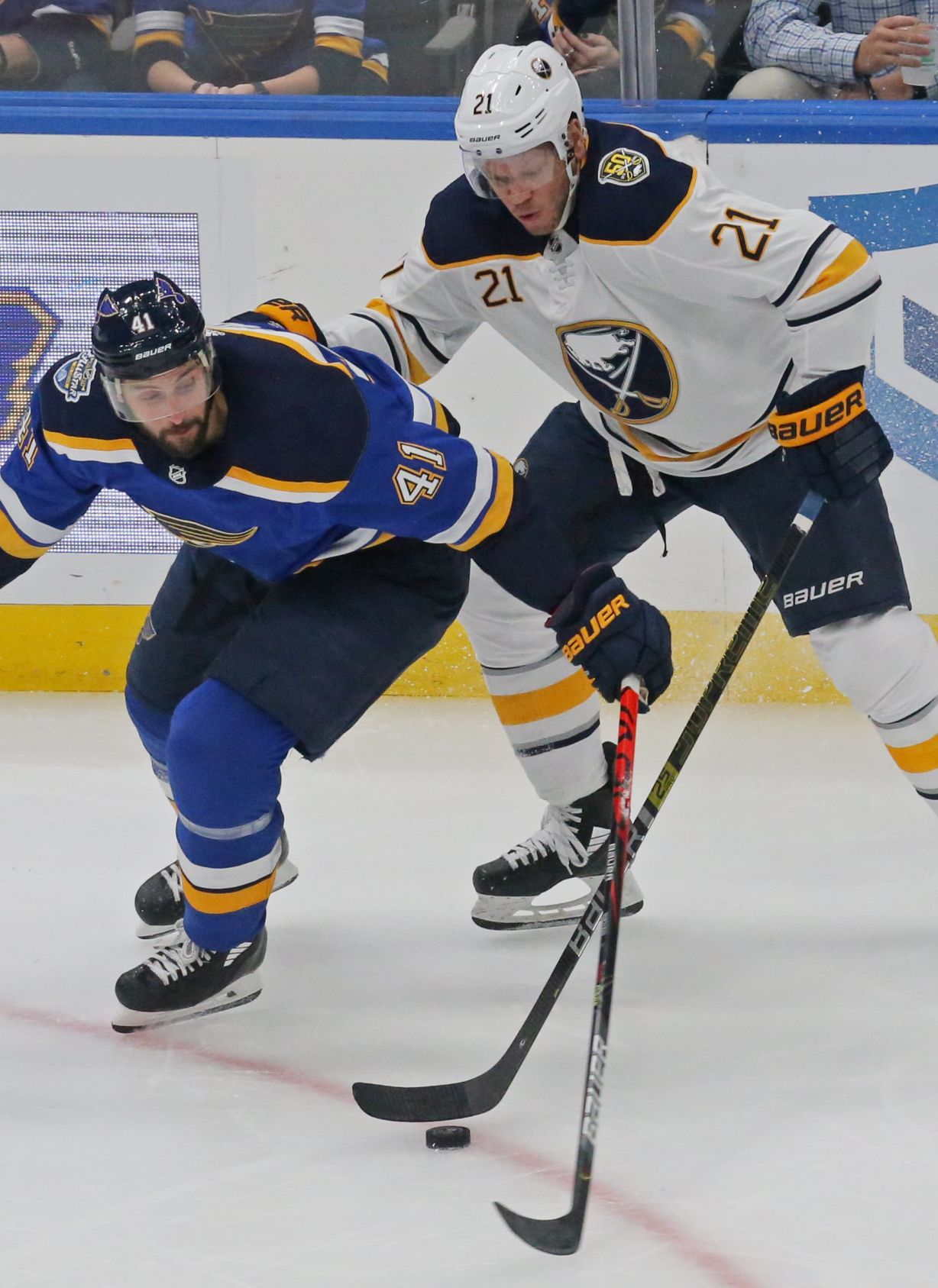 The Blues and the Sabres skate at Enterprise